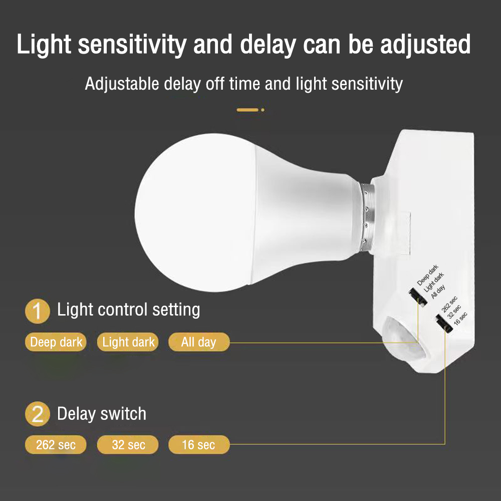 Automatisch Menselijk Lichaam Infrarood Ir Sensor Lamphouder 110-240V E27 Basis Led Lamp Pir Bewegingsdetector Wandlamphouder Socket