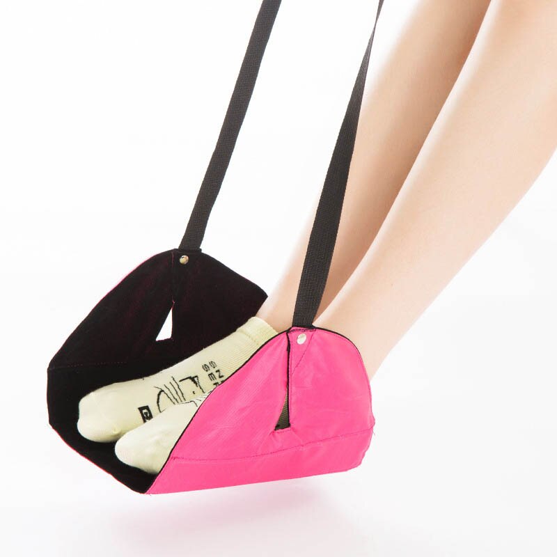 Outdoor Portable Footrest Polyester Flight Foot Rest Pillows Travel Airplane Leg Hammock Relieve Feet Swelling Footrest