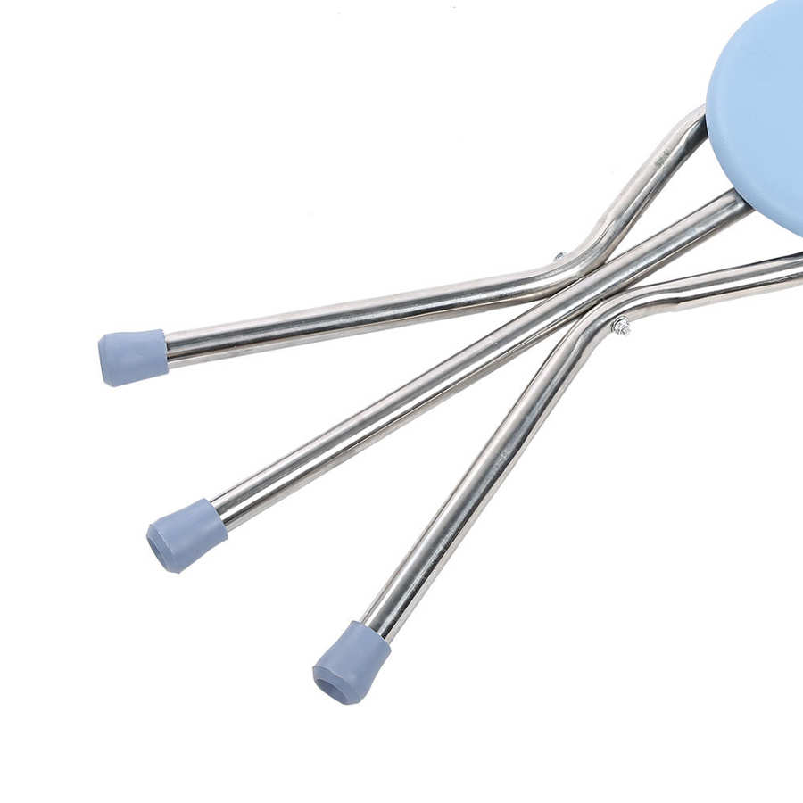 Muletas para caminar, asiento de bastón plegable, taburete de bastón de altura ajustable portátil, silla plegable, bastón para caminar