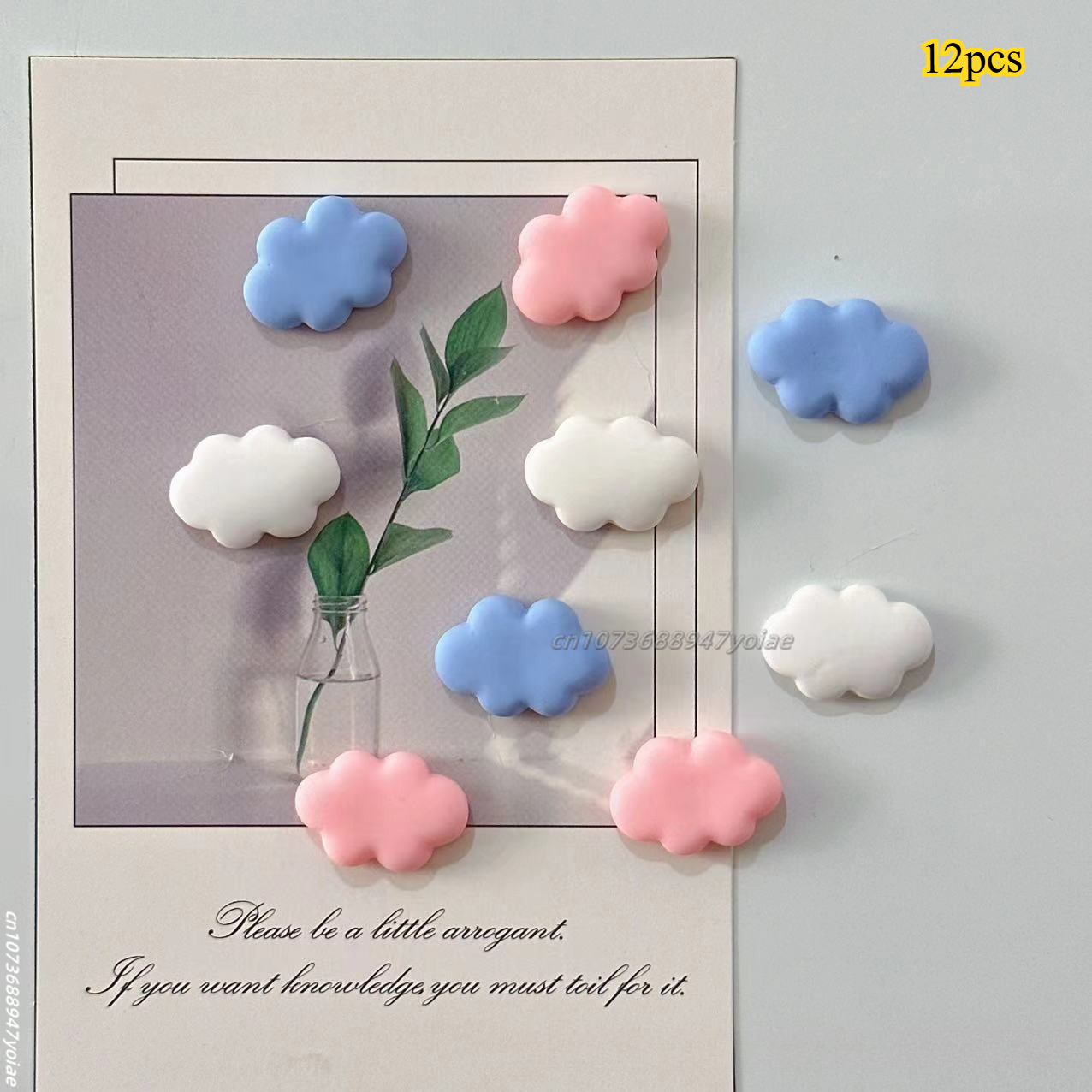12 Uds. Imanes de nevera de flor de melocotón, bonitos imanes de resina para cocina, oficina, decoración de pizarra blanca, juego de imanes fuertes para nevera para para el hogar: Negro
