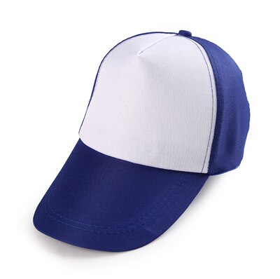 Frete grátis 10 fábricas chapéu de sublimação para impressão em tinta sublimação faça você mesmo presente imprensa térmica impressão transferência: Blue Adult