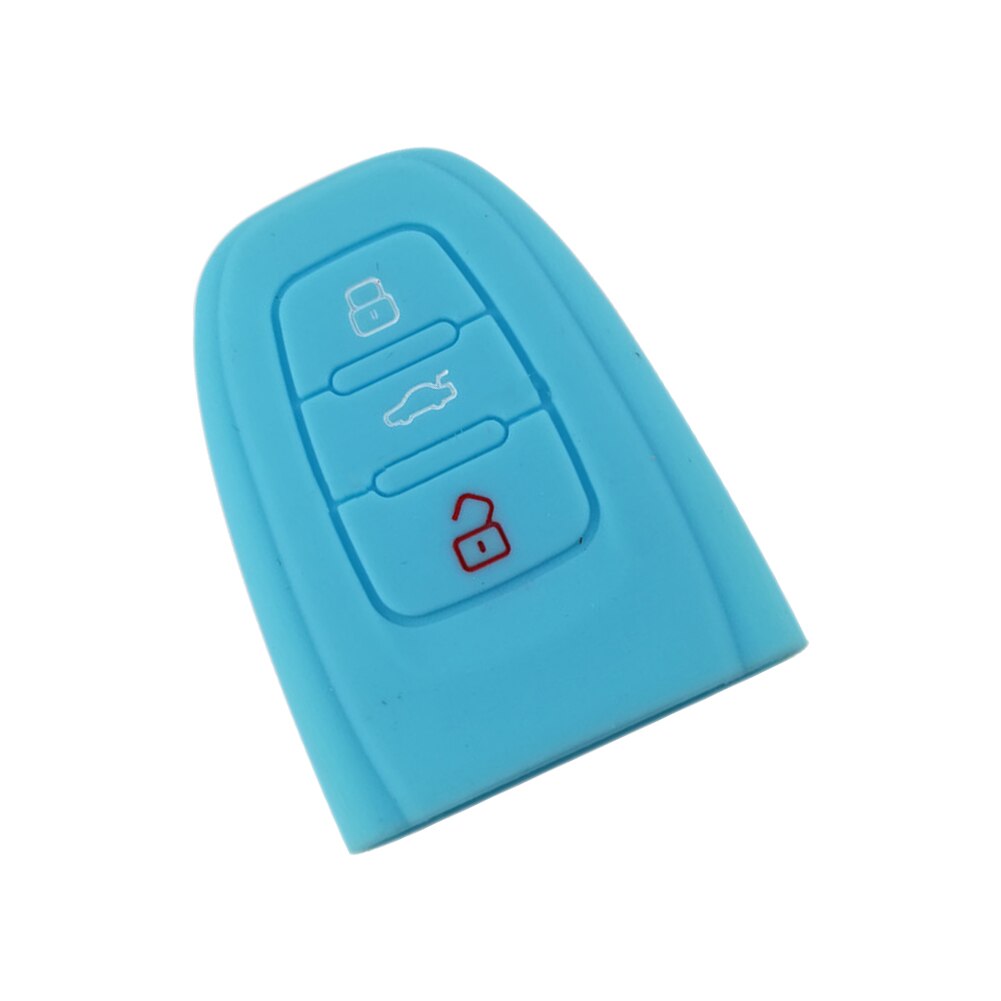 Silikone skin cover protect smart fjernbetjening nøgle taske fob shell 3 btn