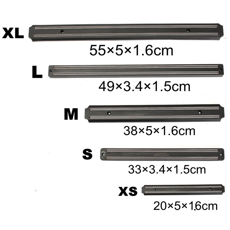 Powerful Magnetic Knife Holder Wall Mount ABS Metal Knife Placstic Block Magnet Knife Holder Rack Stripe Holder Kitchen Tool