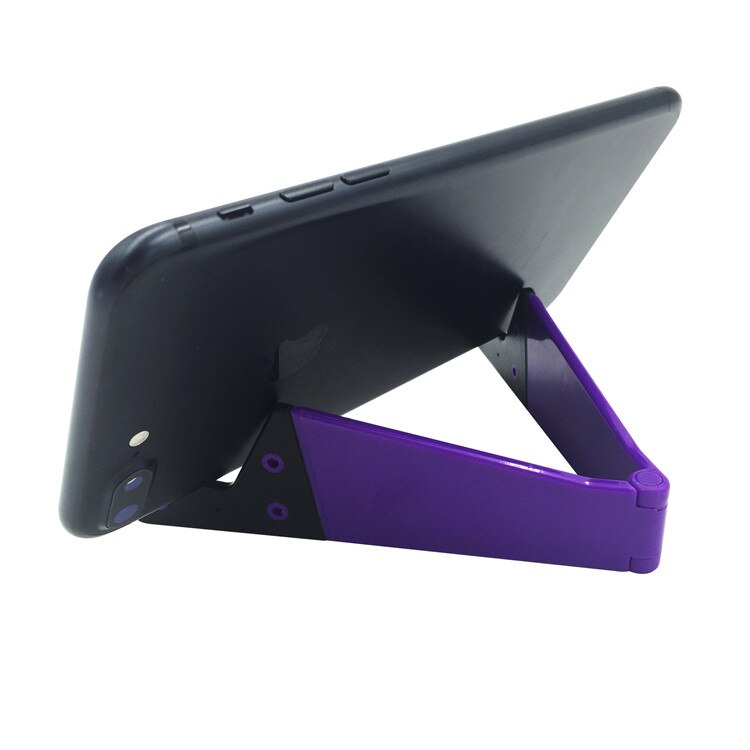 Soporte plegable Universal para teléfono móvil, soporte de escritorio para tableta iPhone X 8, iPad 9,7 Pro 10,5 Air 2/1: Purple