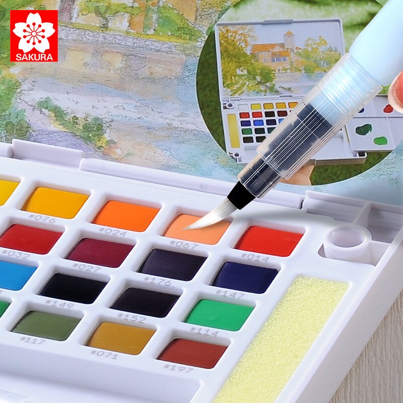 SAKURA Petit Color Solid Watercolor Paint Set Wate... – Vicedeal