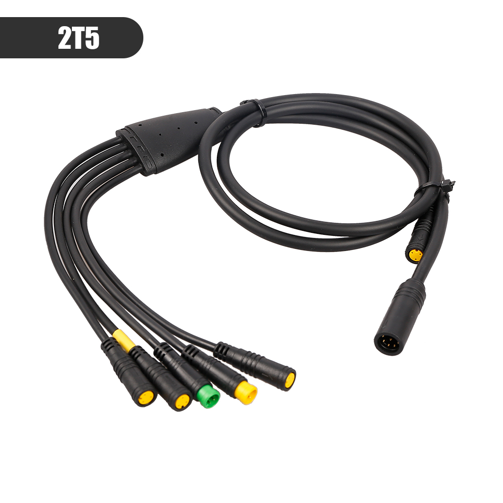 Vandtæt 1 t 4 eb- bus ledningsnet til bafang bbs bbs 01 bbs 02 bbshd midtermotor display bremsegreb tommelfinger gashåndtag: 2 t 5 eb- bus kabel