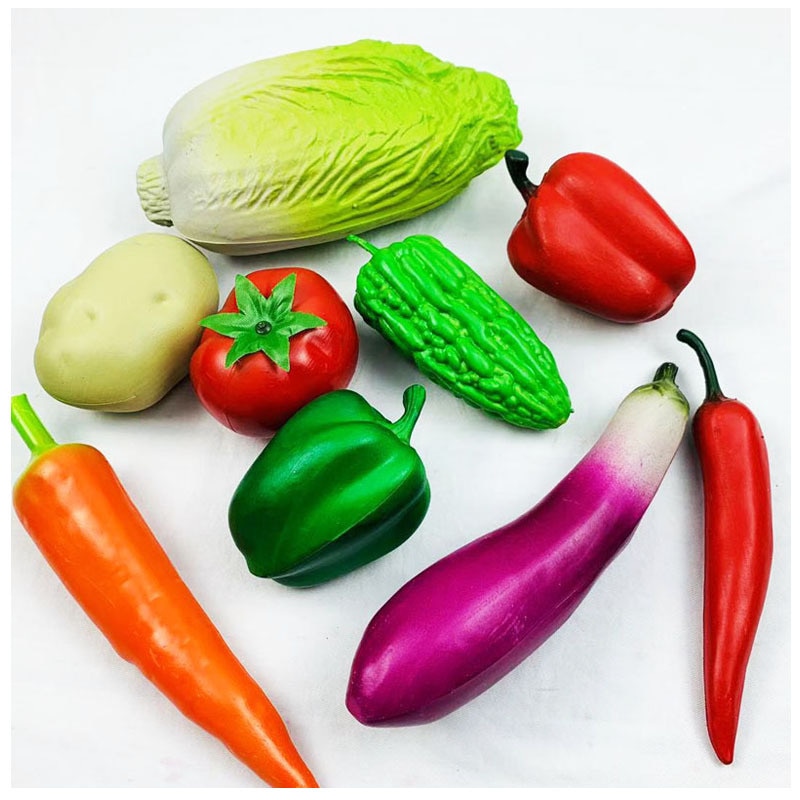 1 pz simulazione puntelli di verdure in plastica modello cucina ornamenti di verdure giocattoli per bambini fotografia puntelli fotografici Mini giocattoli alimentari