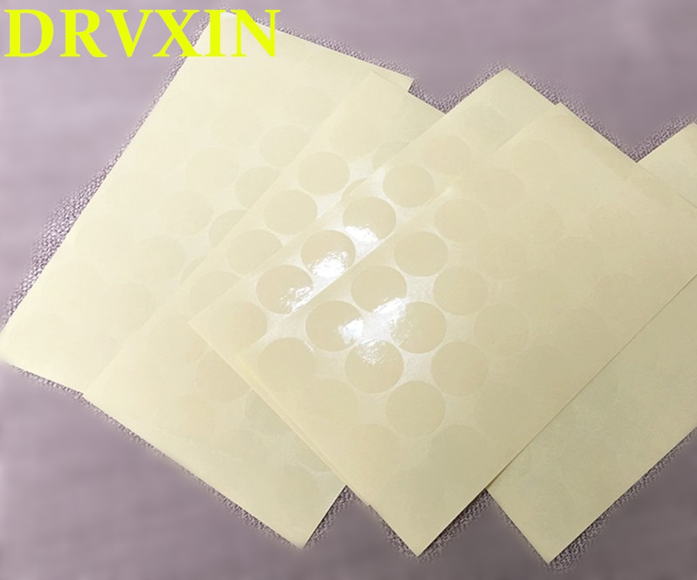 Round PVC transparent blank label 3.5cm For high-end valuable products sealing sticker 3.5 Silk Thick 1000 Pcs/Lot