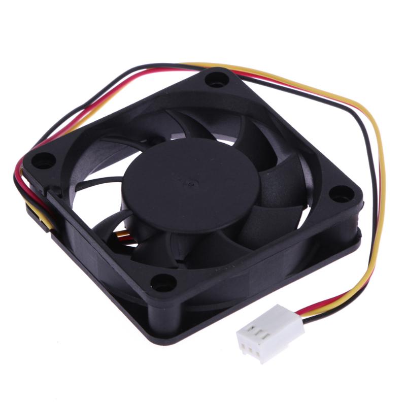12V DC 6cm PC Cooling Fan Portable Computer Cooler Fan Ball Bearing 3 Pin Connector P4 Mini Cooling Fan Cooling Tool Fans