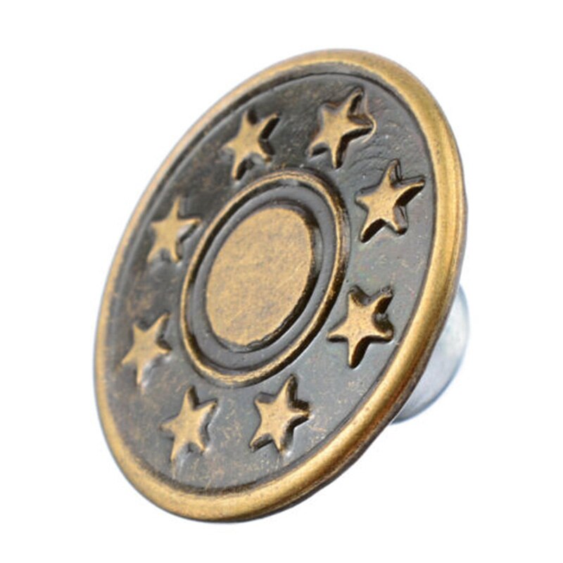 50 conjuntos/Paquete de botones vaqueros mezclados de 17mm botones de tachuelas disfraz de Metal botón vaquero accesorios de costura de repuesto