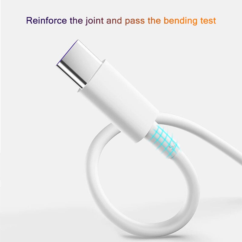 0.25m 1m 1.5m 2m 5a usb type c-kabel supercharge usb c-kabel voor huawei  p20 snellader snel opladen mobiele telefoon oplaadkabel