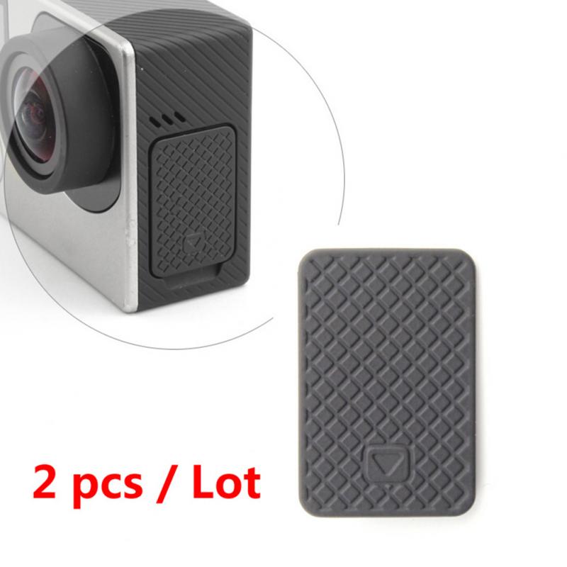2 unids/lote de Mini Tapa lateral USB, cubierta protectora de puerta de repuesto para GOPRO Hero 4 3 + 3 Sport Action accesorios para cámara Digital