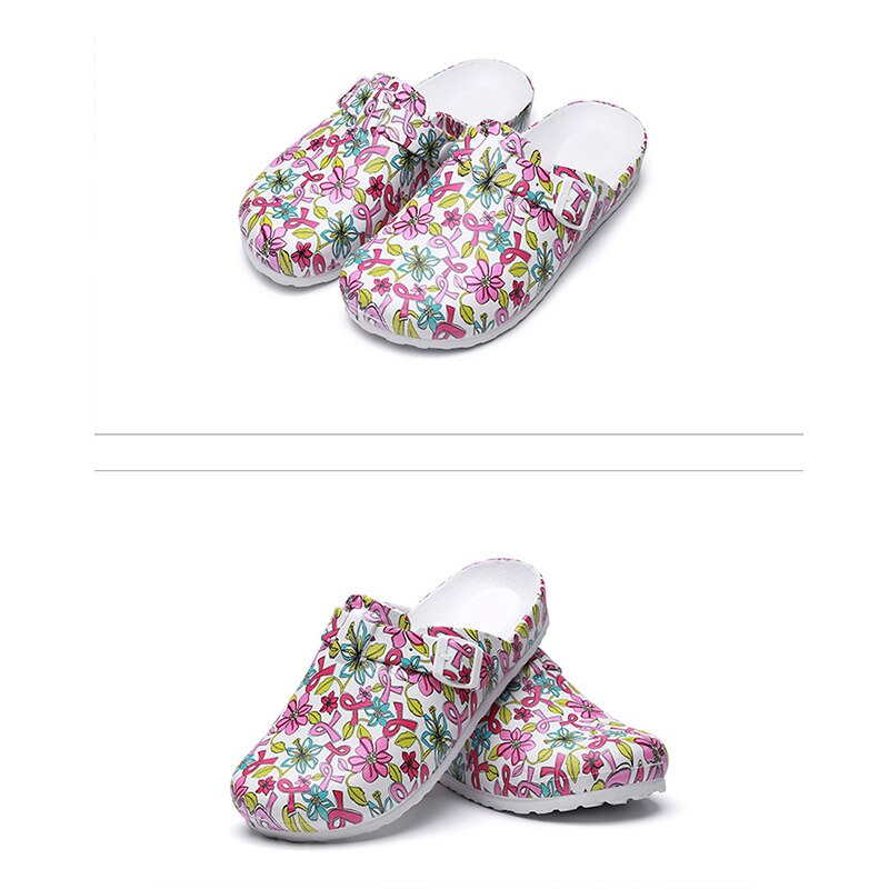 Om skrubba toffel kvinnor eva halkfria träskor skrubbar skor arbete ammande spa skönhetssalong skor bekväma ingen lukt