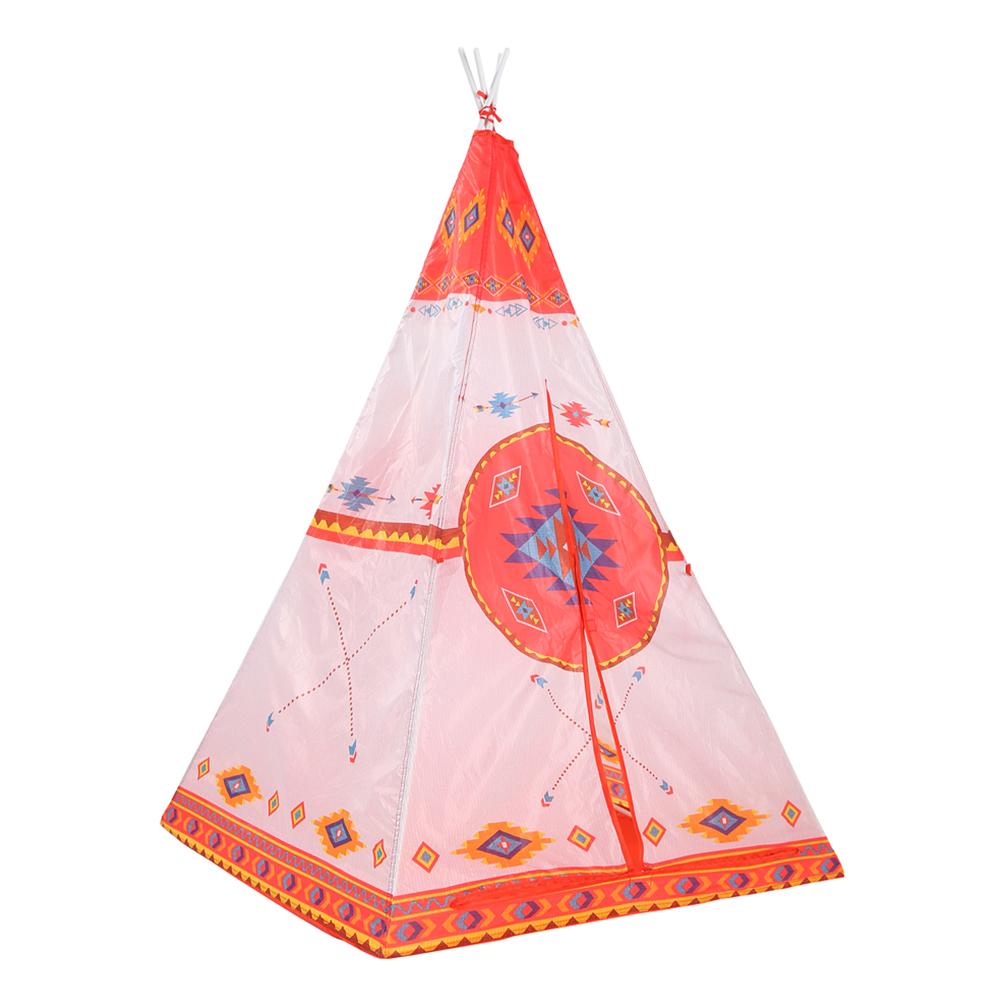 Giocare Tenda per I Bambini tepee Indiano giocare a Casa per I Bambini Della Ragazza del Cotone tepee Tenda interno all'aperto Regali per le Ragazze Rosa principessa Tenda