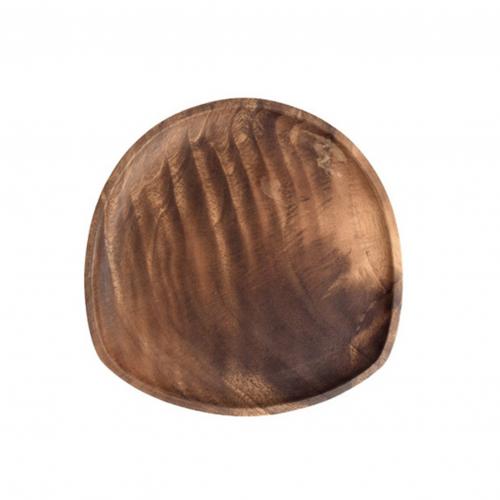 Houten Ronde Gebak Serveerschaal Rechthoek Voedsel Schotel Gedroogd Fruit Lade Servies Salade Cake Dessert Opslag Plaat: 2