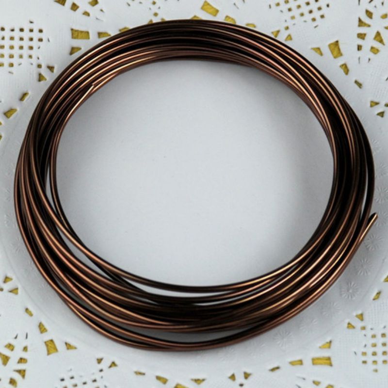 5m/ rullaa bonsailankaa 1mm-3mm metallia alumiinilankaa bonsai-mallinnusmateriaalia alumiinilankaa puutarhatyökalut: 1mm / Br