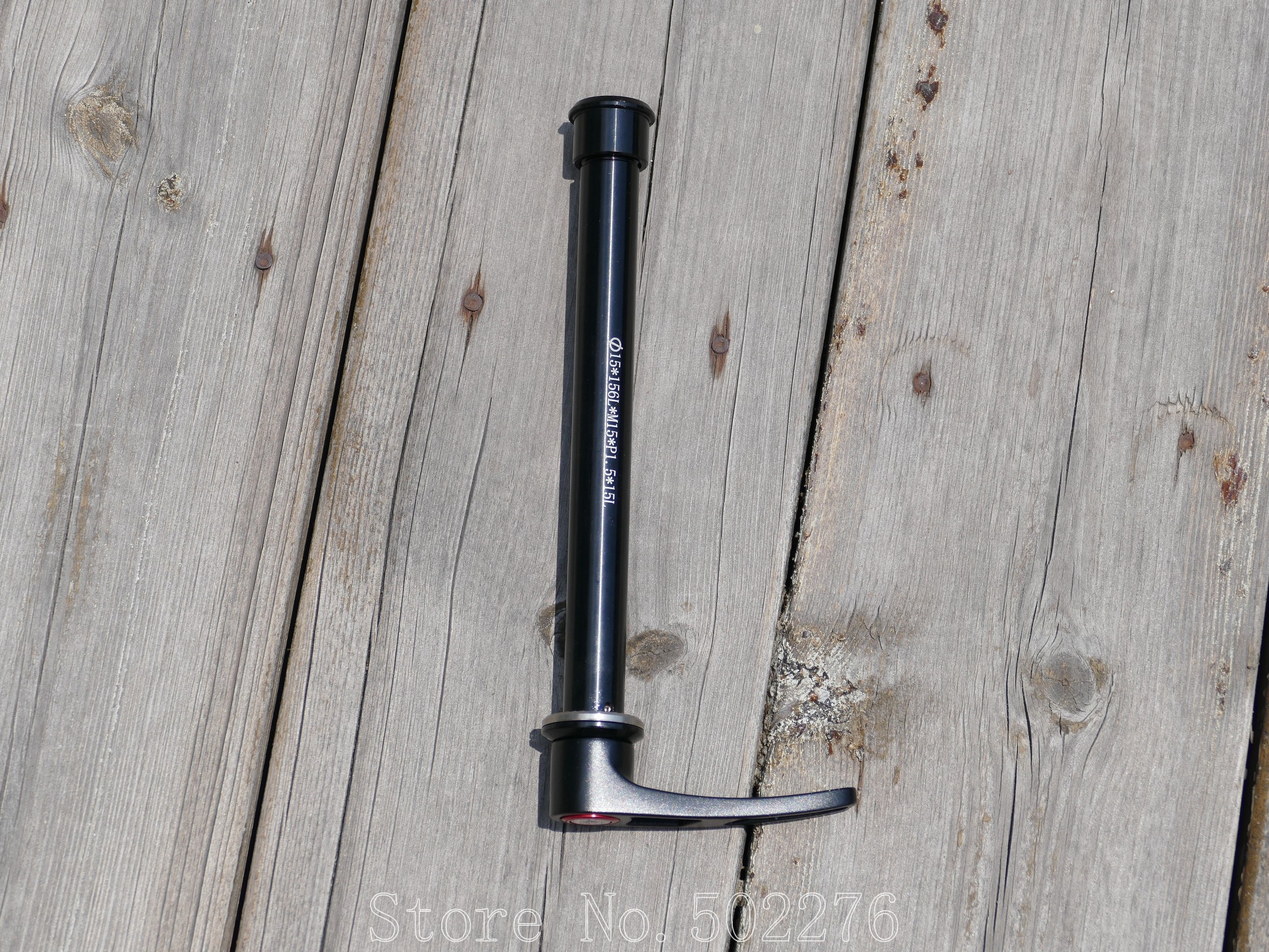 QR Skewer Quick Release Front 15mm*100mm MTB Bike Thru Axle QR Skewer quick release Black