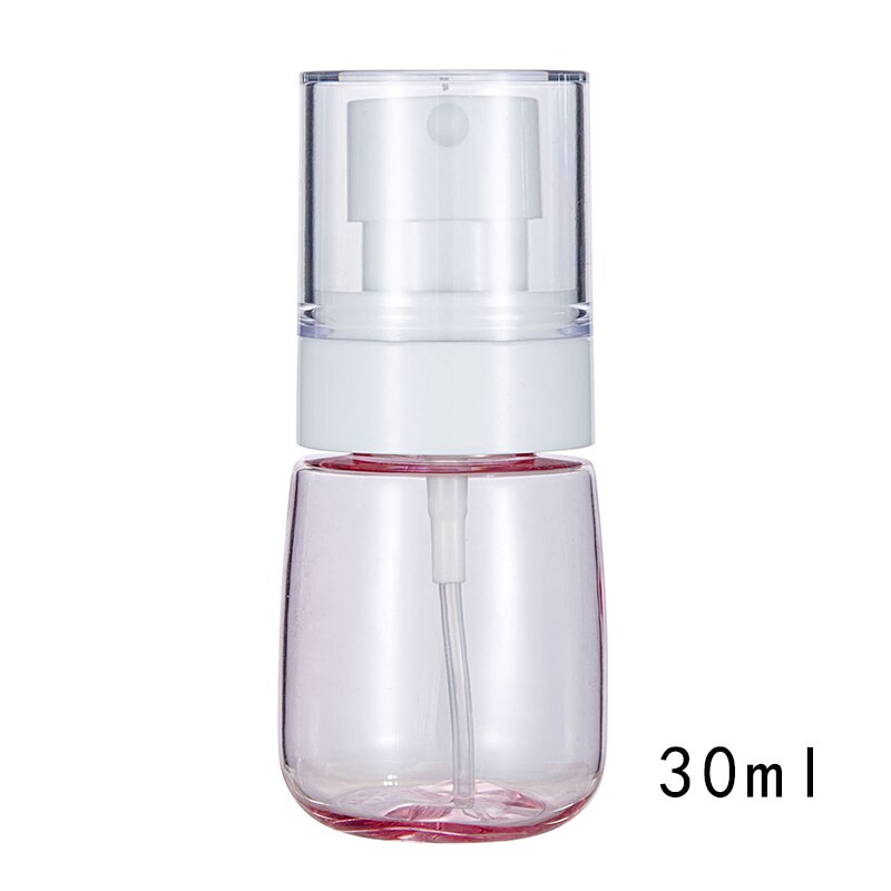 30/60ml Mini Travel Transparent Plastic Perfume Atomizer Empty Spray Bottle Reuse Refillable Cosmetic Container