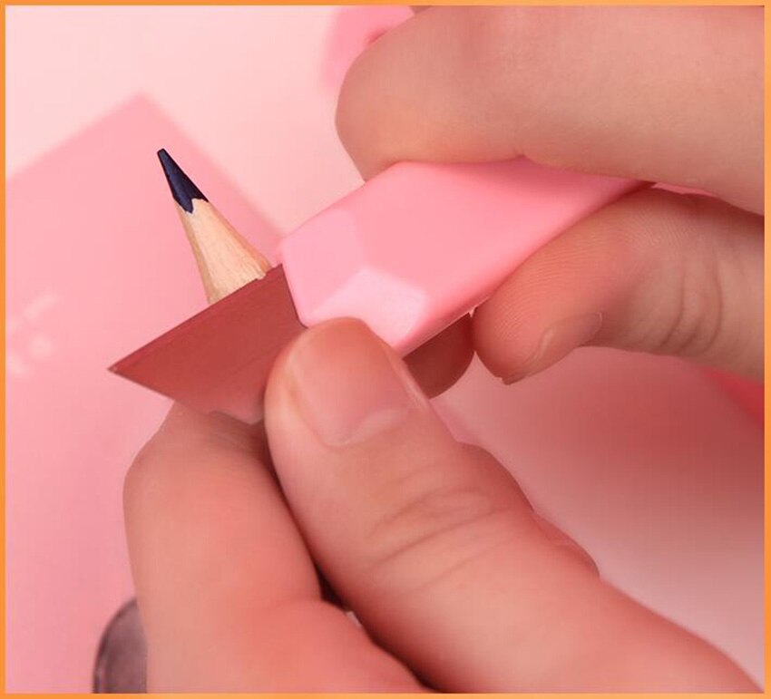 Cuchillo artístico de plástico con dibujos Kawaii para niños y estudiantes, navajas de corte de papel, material de papelería para la escuela y la Oficina