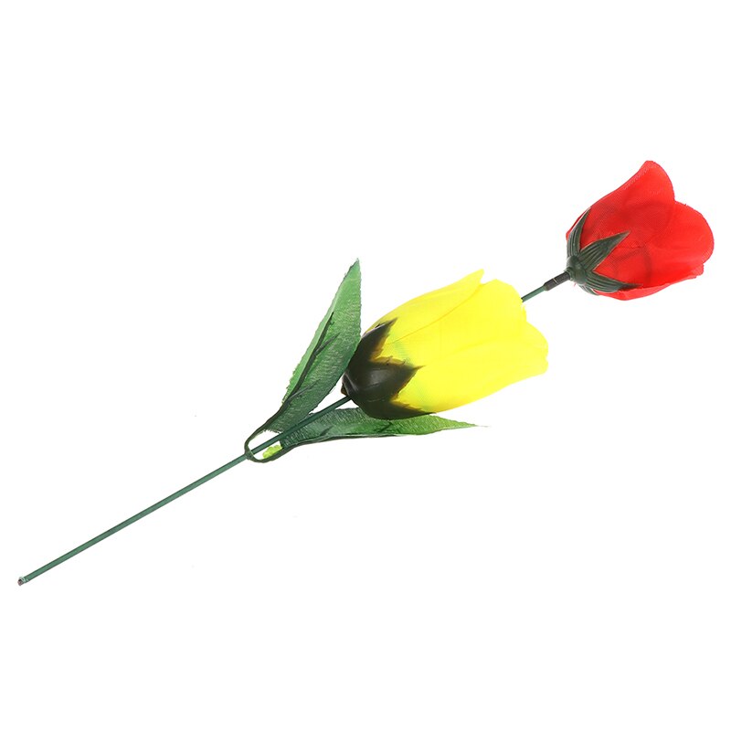 Discoloration Roses (Red Change Yellow) Rose Magic Tricks Change Valentine 'S Day Color Roses Flower Magic Trick Fun Toys