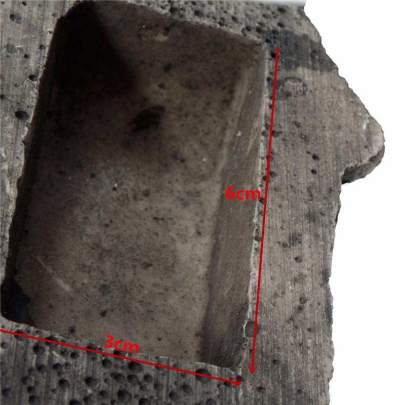 Caja fuerte para llaves, escondite secreto hueco, oculta, divertida, con forma de roca fangosa, caja de piedra, decoración para el hogar y el jardín, seguridad