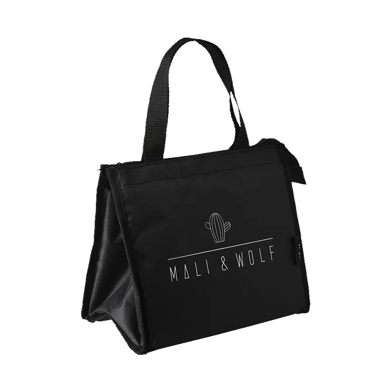 Isolierte Lunchtasche Ich bin kontrahierten Stil, langlebige Bento-Beutel, wärmeisolierte Lunchbox, Tragetasche, Kühltasche, Lunchbehälter: Grün
