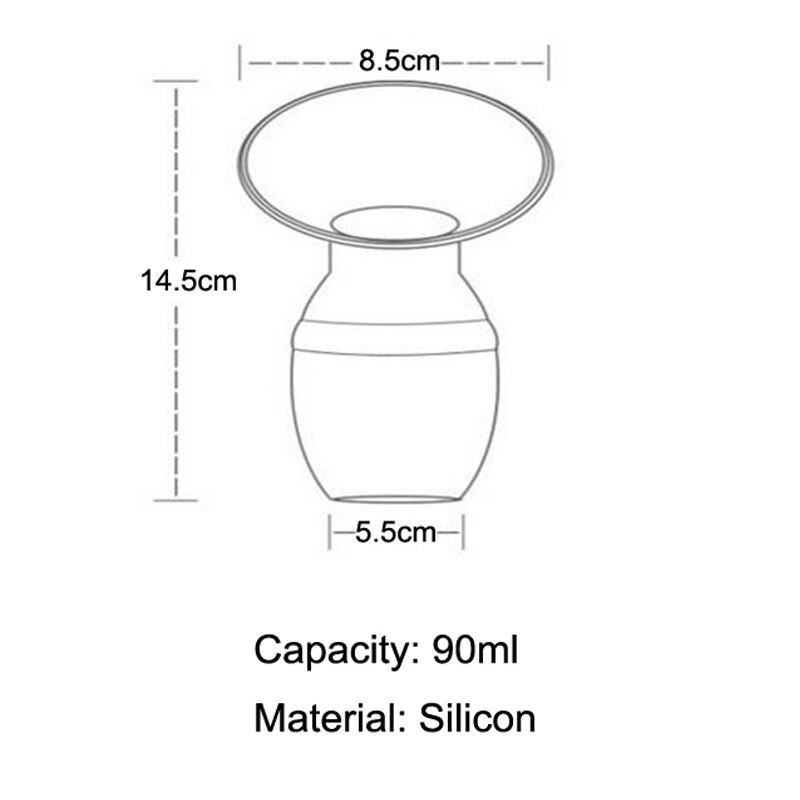 Alimentação do bebê manual da bomba de mama parceiro coletor de mama correção automática enfermagem forte sucção leite silicone amamentação