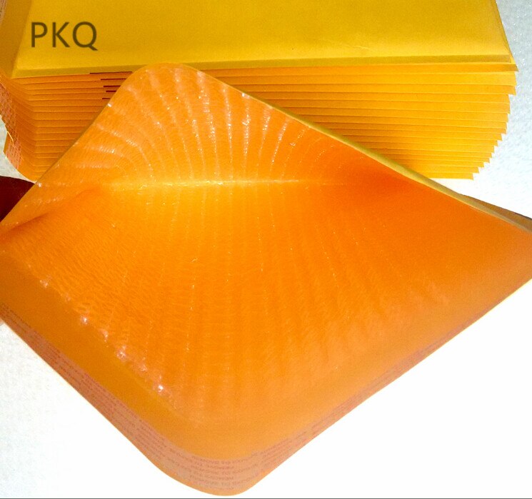 50pcs grand papier enveloppes à bulles sacs Mailers rembourré enveloppe d'expédition jaune Kraft bulle sac d'expédition pour les fournitures d'affaires