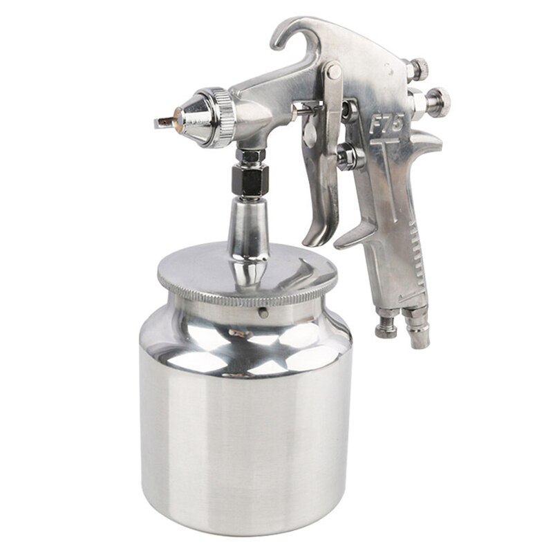 750ML Spray Pneumatic Air Brush Sprayer Alloy Painting Atomizer Tool with Hopper for Painting Cars DIY Craft