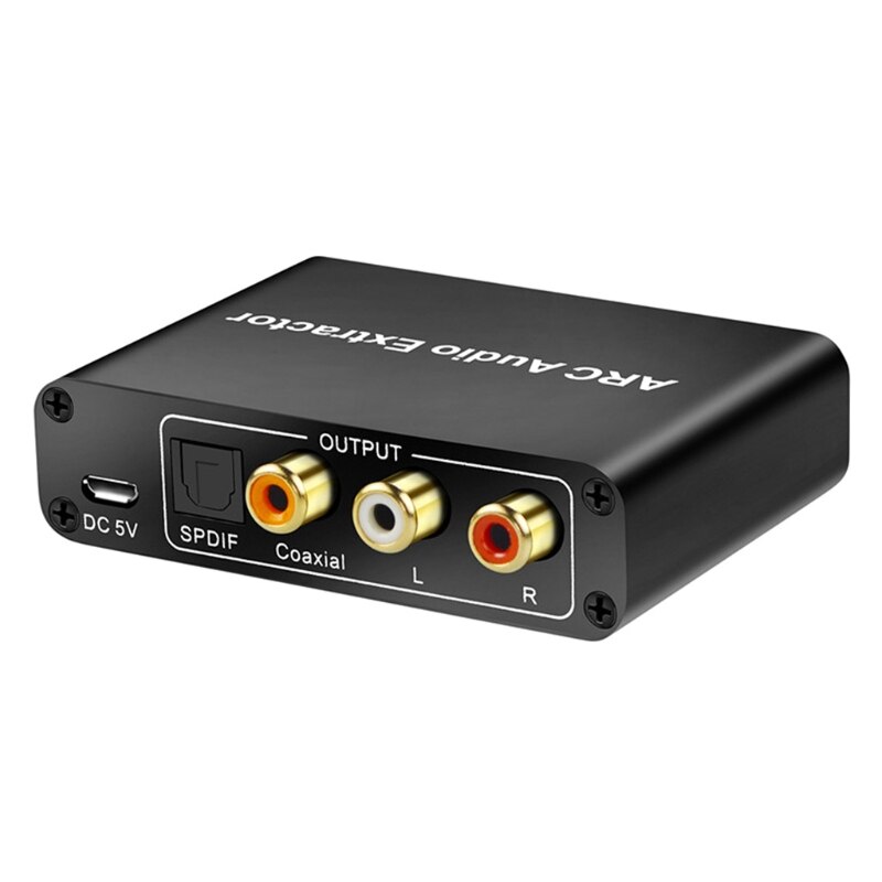 Adaptateur Audio Coaxial ARC L/R, Jack SPDIF, extracteur de canal de retour, casque TV Mm, Compatible HDMI, nouveauté 3.5