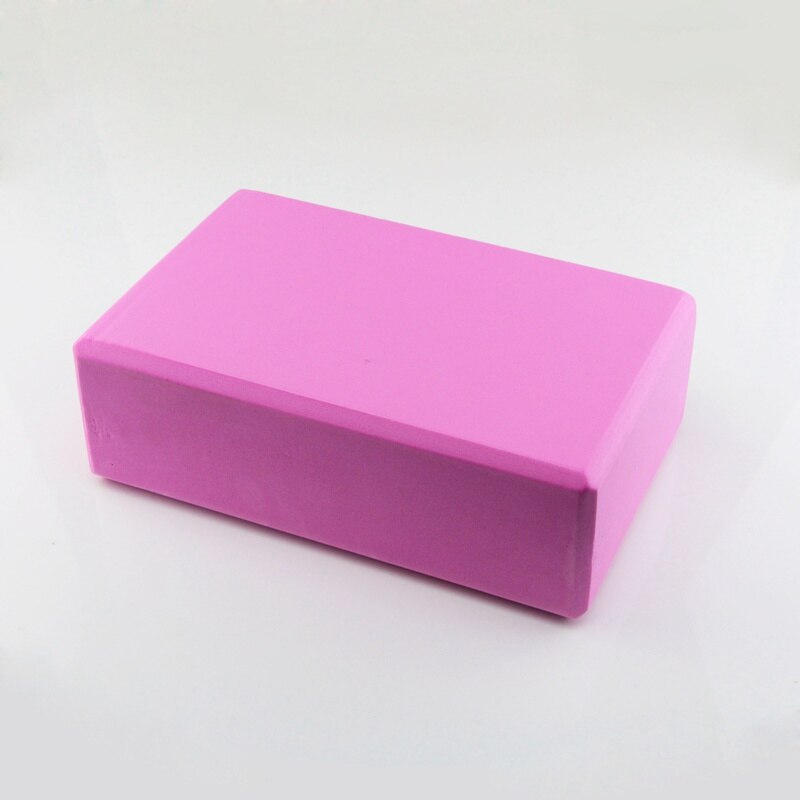 Kleurrijke Eva Foam Yoga Blok Baksteen Oefening Fitness Tool Oefening Workout Stretching Aid Body Vormgeven Gezondheid Training Apparatuur: Pink