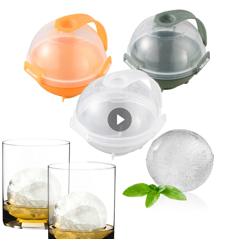 5cm Round Ice Ball Mold Silicone Ice Ball Maker Ice Tray Whiskey Cocktail Ice Box Kitchen Gadgets DIY Bar Party Ice Cream Tools