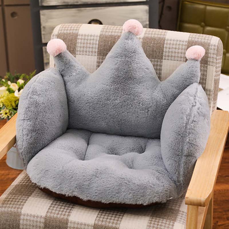 Muhkea toimistotuoli pouf pad työhuone sohva nojatuoli istuintyyny 55 x 40 x 40cm: Harmaa