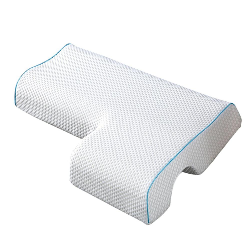 Traagschuim beddengoed kussen nekbescherming traag rebound multifunctioneel geheugen anti-druk handkussen gezondheidsarm koppel kussen: Tencel