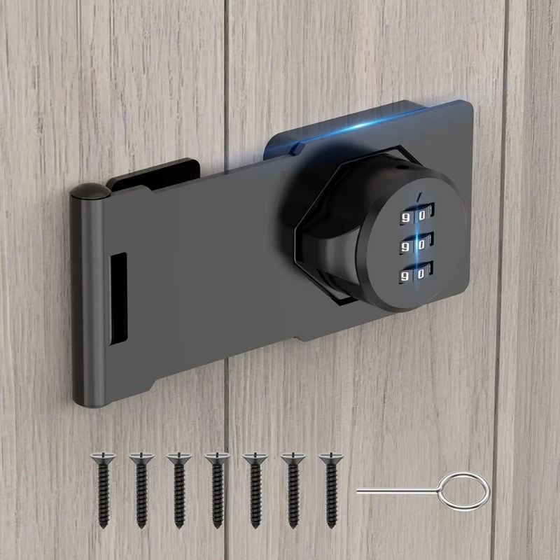 Keyless Security Cam Lock Huishoudelijke Kast Wachtwoord Hasp Sloten Anti-Diefstal Combinatieslot Zinklegering Wachtwoord Ladesloten