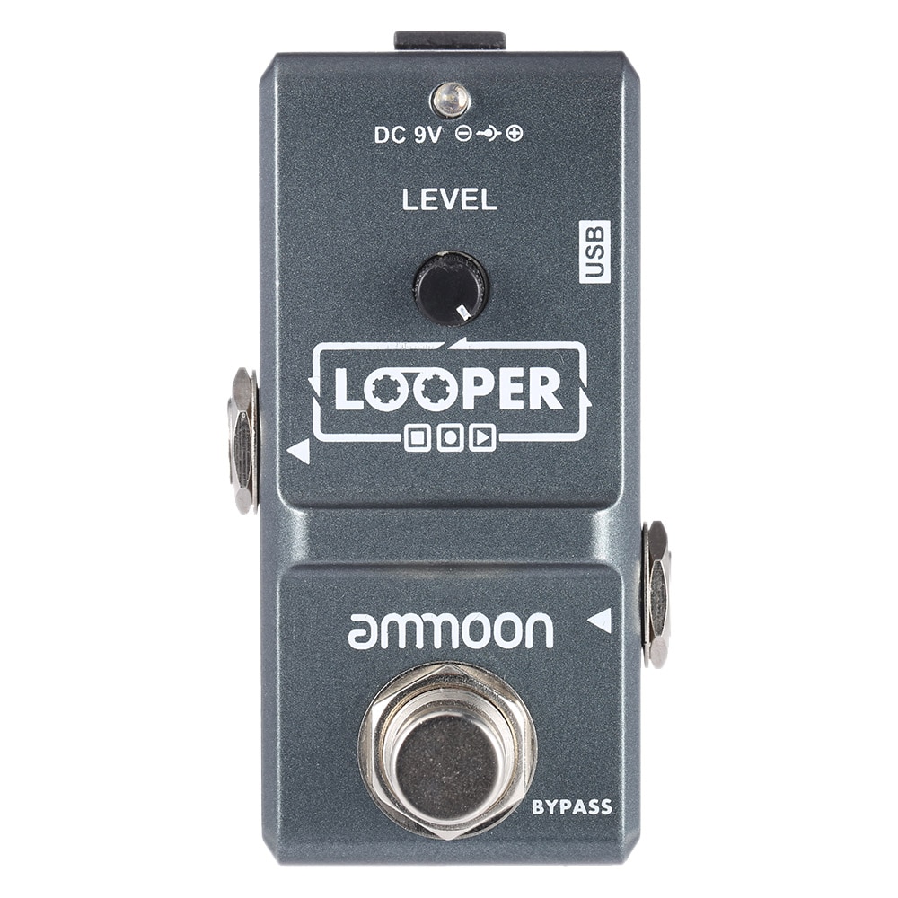 Ammoon AP-09 Looper Gitaar Pedaal True Bypass Gitaar Effect Pedaal Onbeperkt Overdubs 10 Minuten Opname Voor Gitaar Accessoires