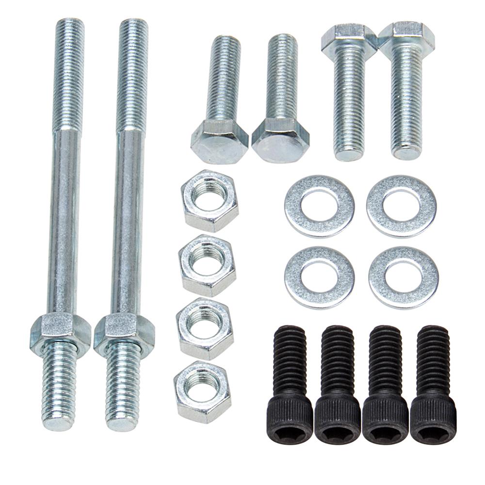 CARBOLE 1932 4-Barrel to 4-Barrel Carburetor Adapter Kit aluminum alloy 0.75 inch gaskets studs nuts washers intake manifold