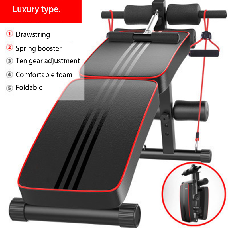 Tabla supina plegable, tabla muscular abdominal multifuncional para