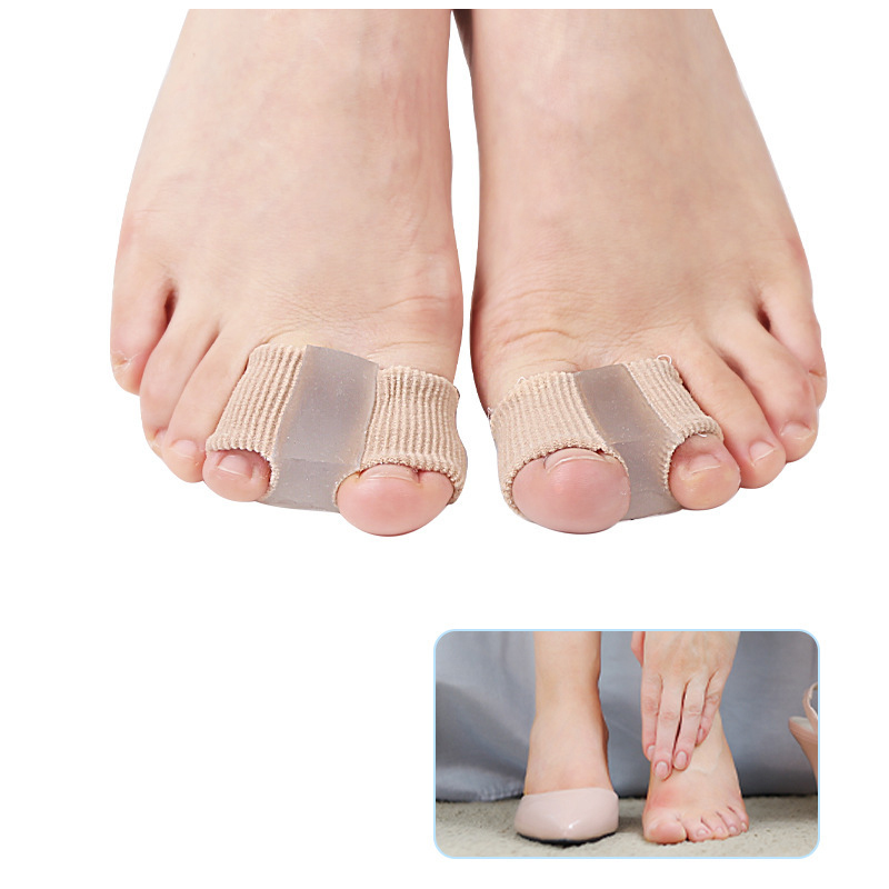 1PCS Toe Separator Hallux Valgus Bunion Corrector Orthesen Füße Knochen Daumen Teller Korrektur Pediküre Füße Haarglätter