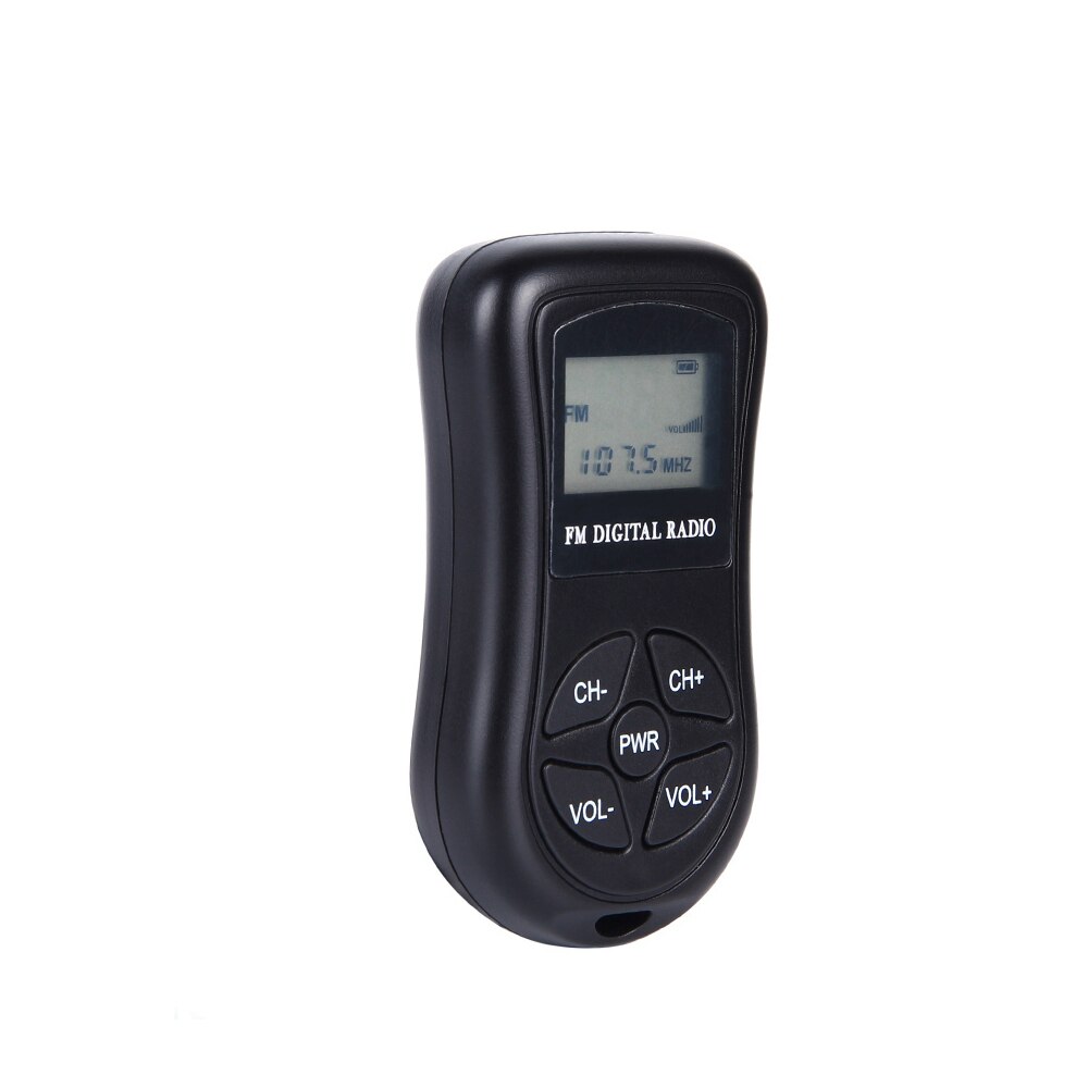 Rádio digital FM portátil DSP Display digital Receptor FM estéreo para ensaio de conferências Recepção FM de baixa potência