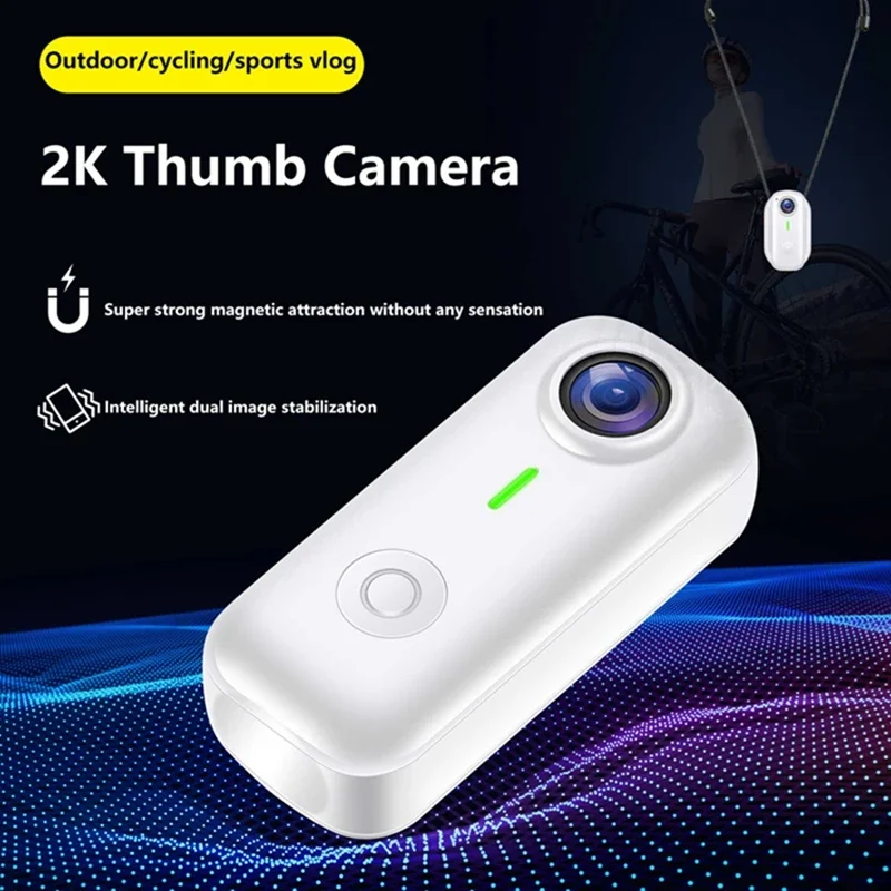 Lenovo 4K 1080P Outdoor Sportcamera voor Helm, Motor, Fiets, Sport, Mini Filmcamera, Actiecamera en Video-opname