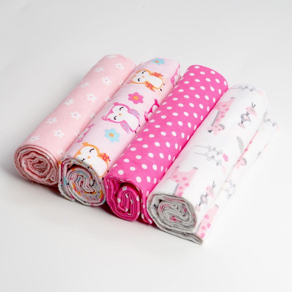4 teile/los Neugeborenen Musselin Windeln 100% Baumwolle Flanell Baby Decke freundlicher Swaddle wickeln Weich Decken Produkte Für Neugeborenen