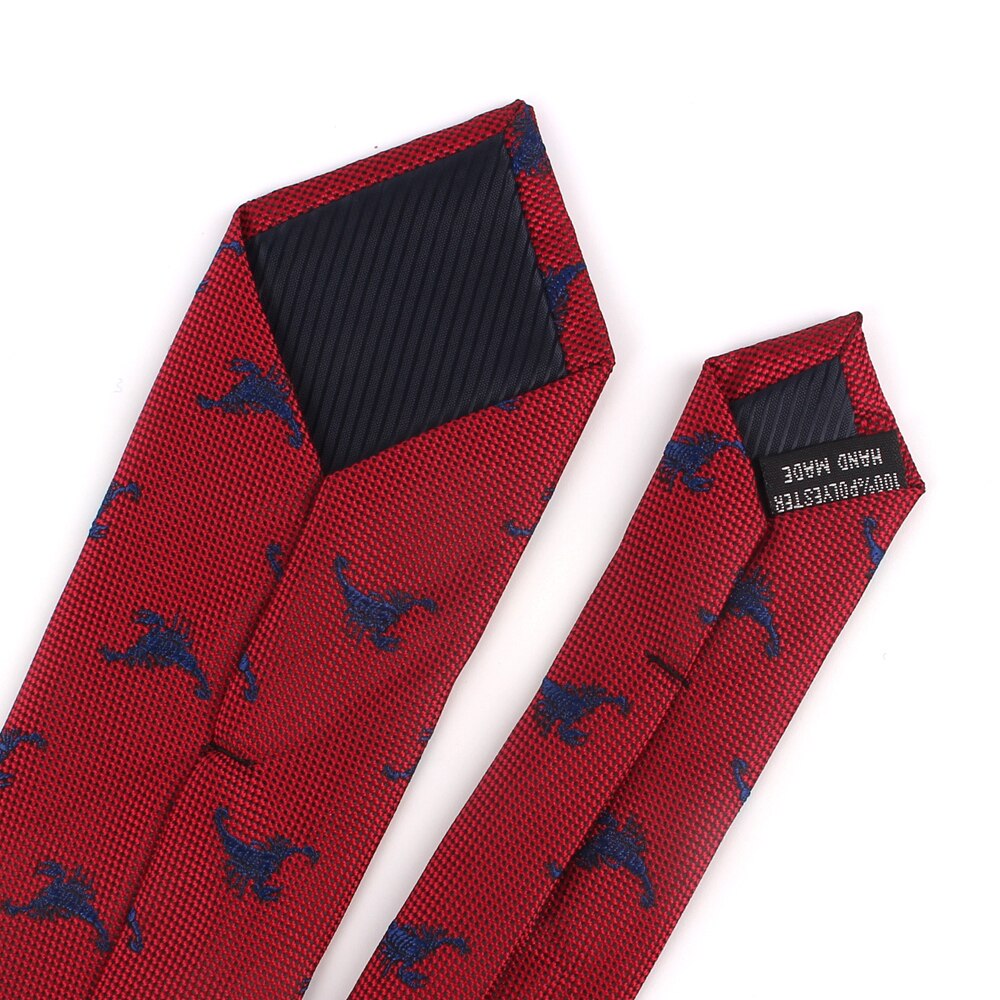 Animal Necktie For Men Polyester Jacquard Cartoon Neck Tie for Wedding Business Suits 6cm Skinny Ties Slim Men Tie Gravatas