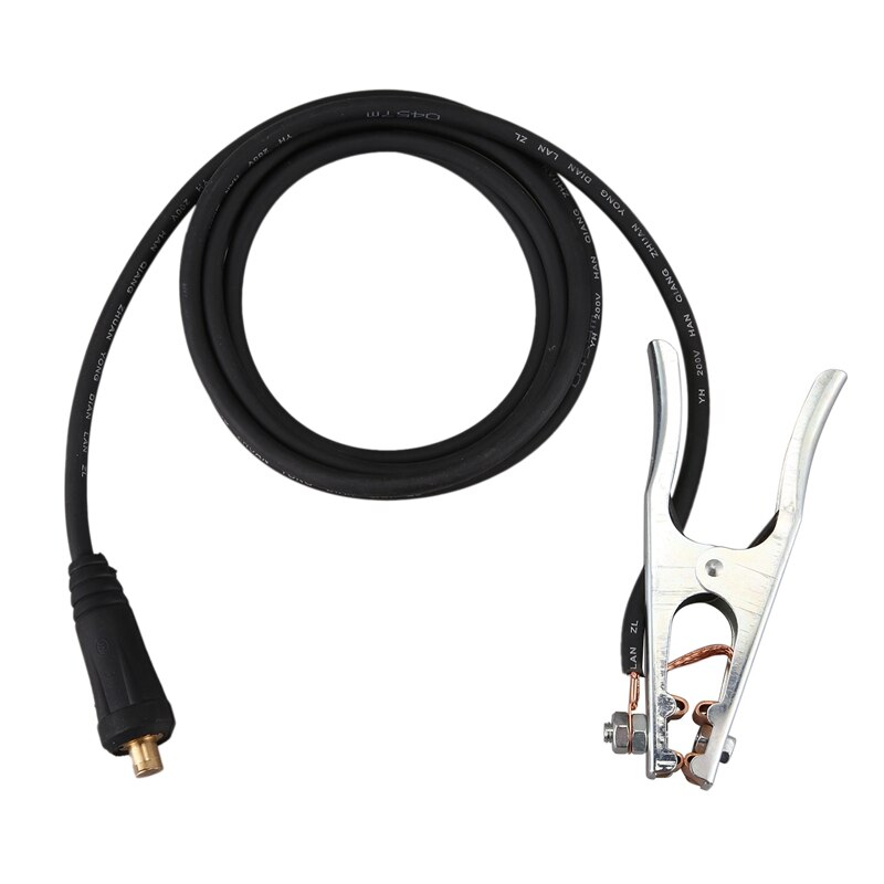 500A Foundation Welding Grounding Cable Clamp Cable 35-50 Plug Welding Fixture for MIG TIG ARC Welding Machine