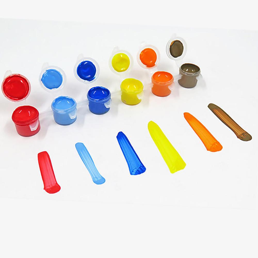 Neue 12 Farben Acryl Malerei Pigment Pinsel einstellen DIY Kunst Handwerk Zeichnung Werkzeug