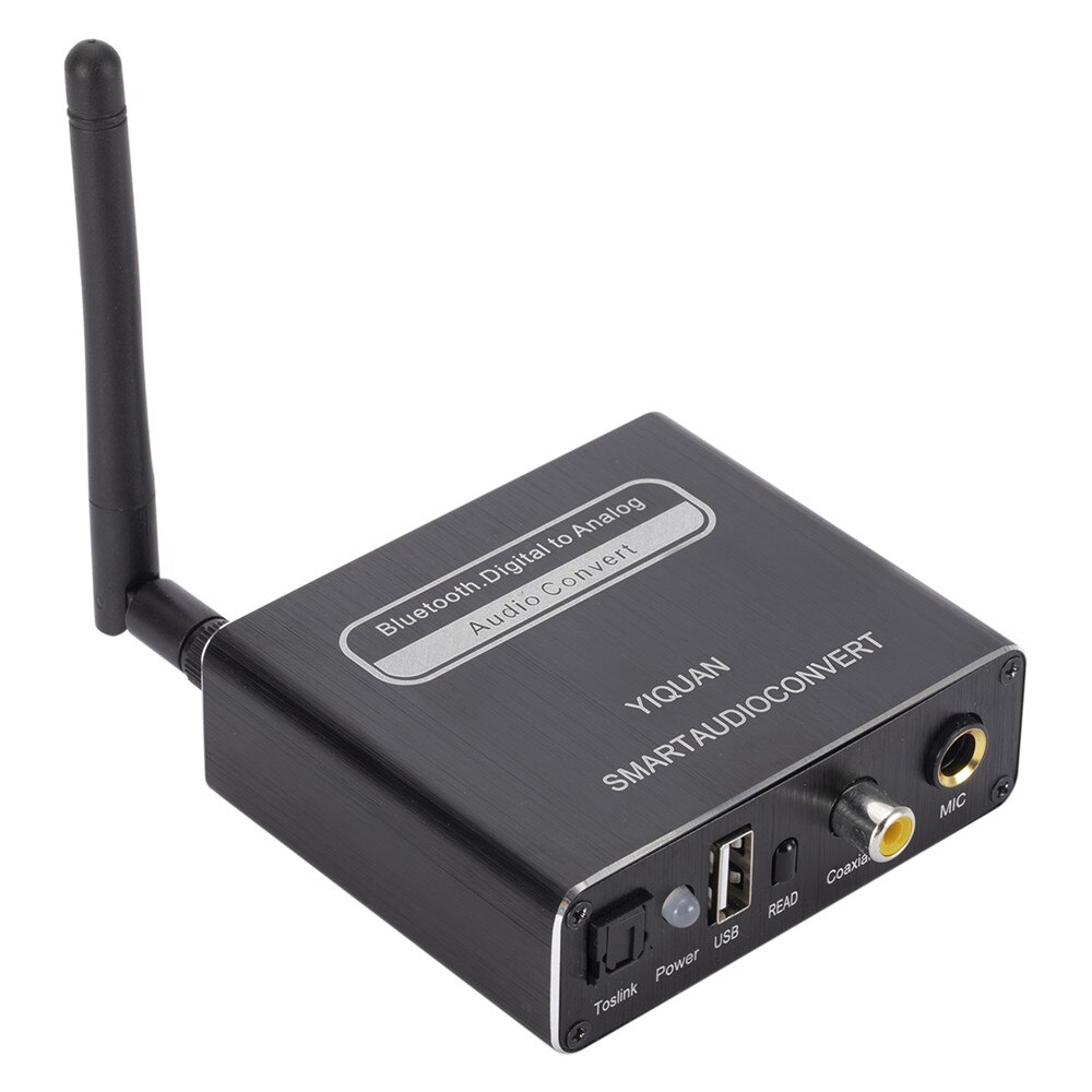 3.5mm Bluetooth Digital To Analog Audio decoder DAC Converter BT Optical Fiber Coaxial Audio Decoder RAC Audio Receiver Adapter