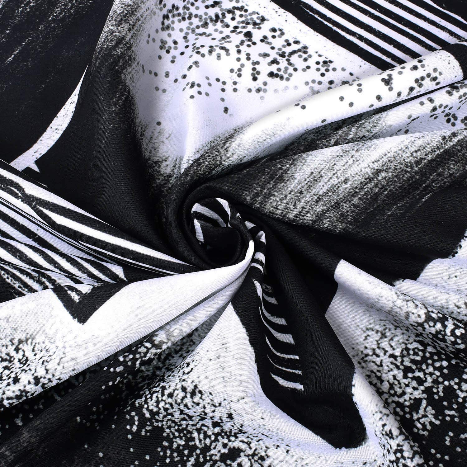 Czarny biały księżyc gwiazdy ściany wiszące Góra psychodeliczny konstelacji astrologia ozdoba ściany hipis Boho dla sypialnia salon