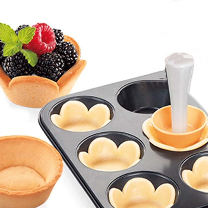 Mini Cupcake Pan Set For Baking Include Tartle Tamper Round Cookie Cutter 6/12 Holes Muffin Tray Pastry Tools Accessories A003