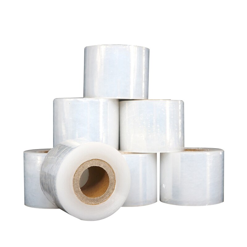 2PCS 3cm * 150m PE Small Roll Stretch Film Sealing Plastic Wrap Leak-Proof Industrial Stretch Grafting Membrane