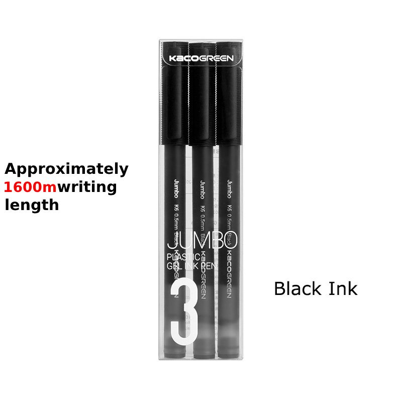 KACO-Ensemble de stylos gel durables de grande capacité pour enfants, melon al lisse, fournitures de papeterie d'écriture non résubdivision, recharge, 0.5mm: Violet Rouge